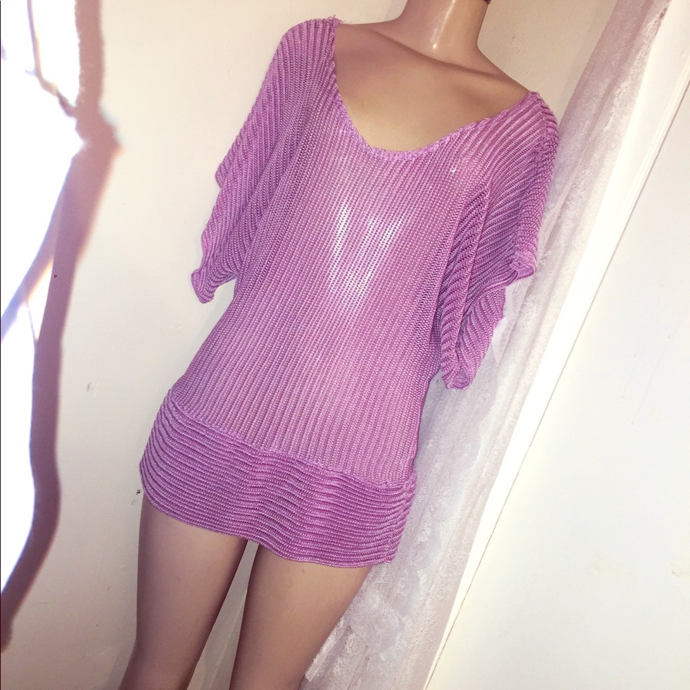 Rare one of kind Purple Beach cover up